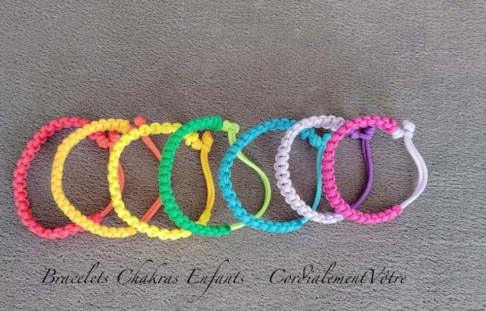 Bracelets chakras enfants cordialementvo tre 1