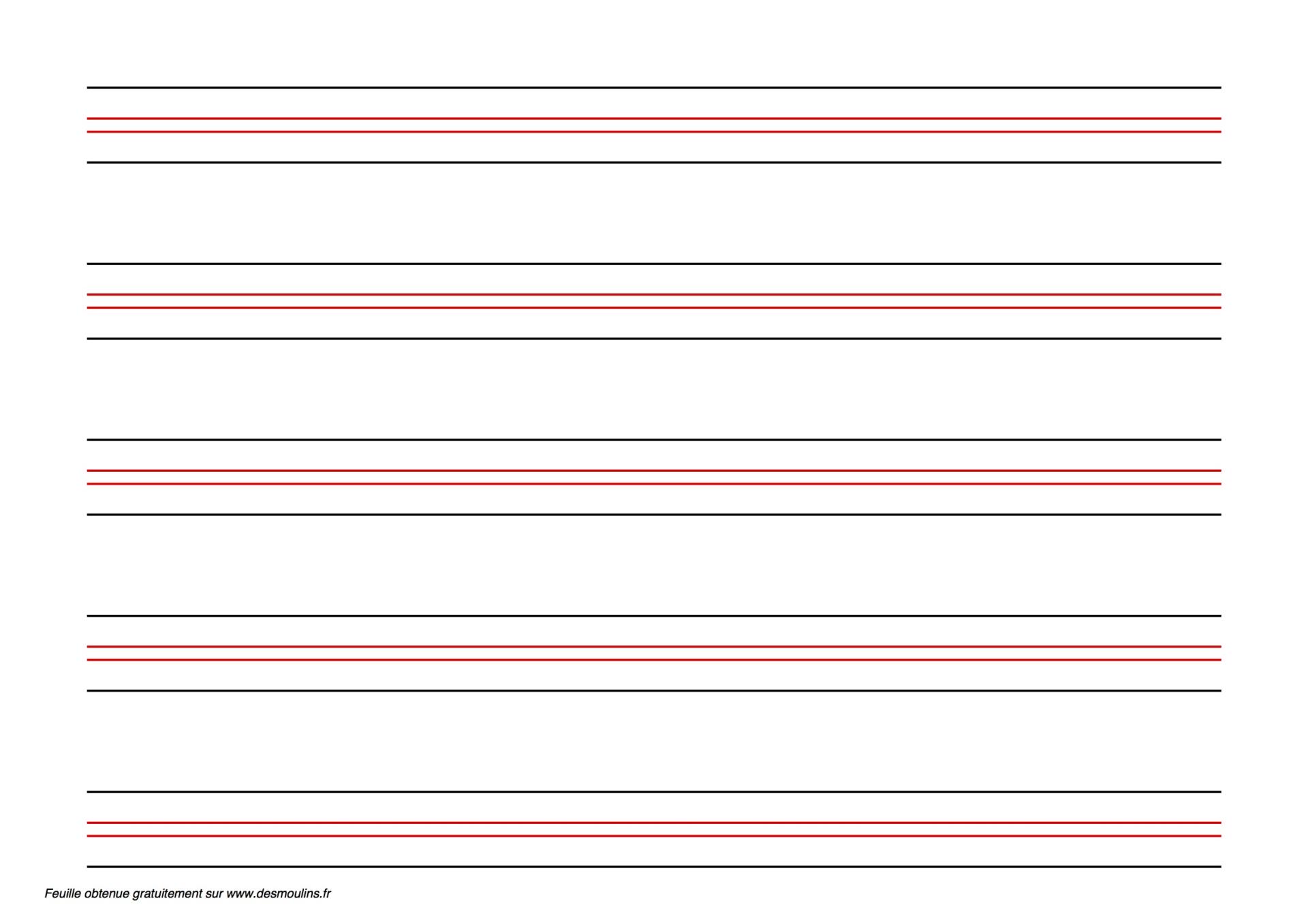 Feuille lignes 1