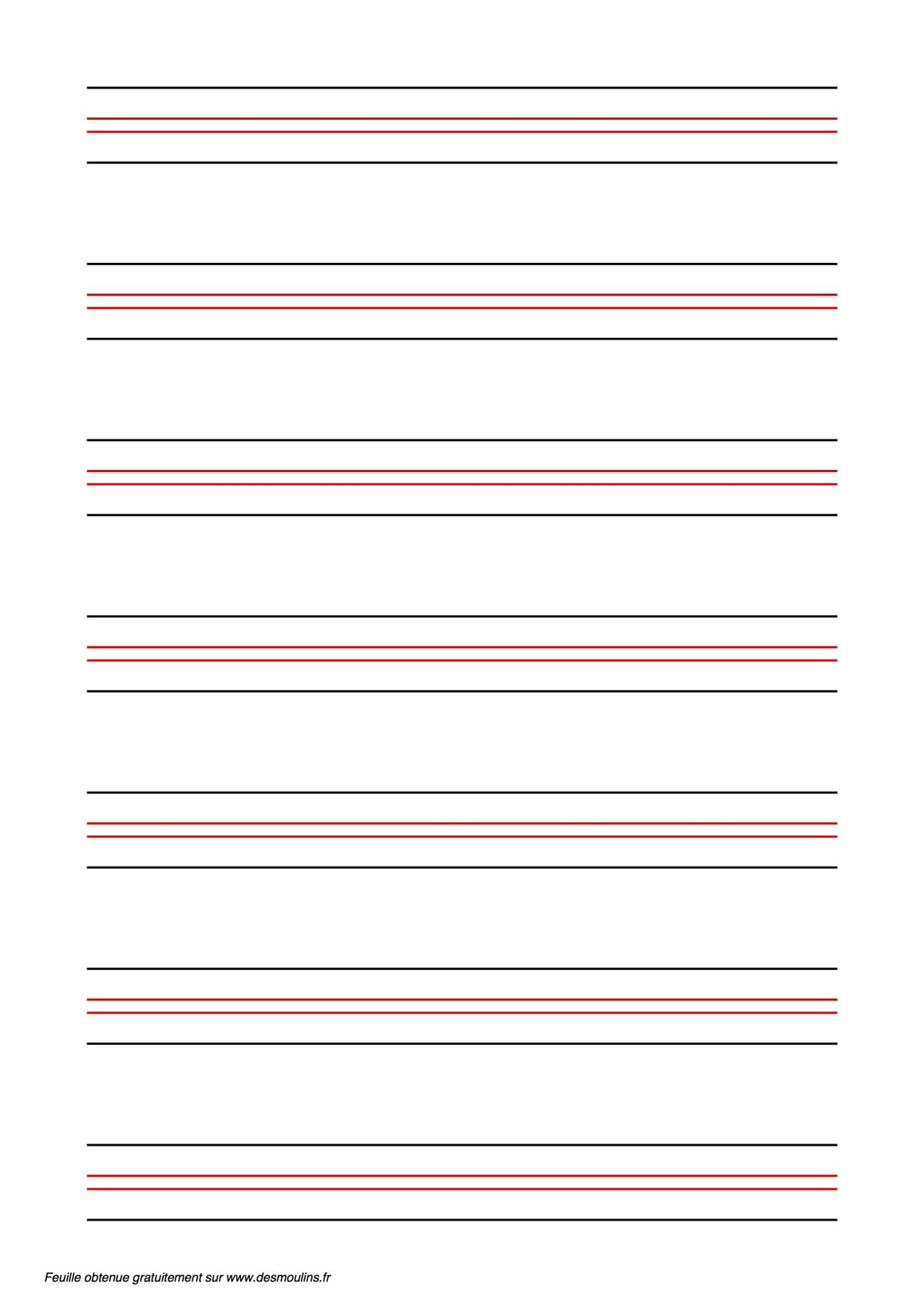 Feuille lignes 2